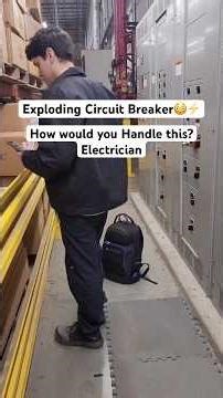 Electrician Dad and Son Try to Troubleshoot why a 480 Volt Circuit Breaker was Arcing, Thoughts?