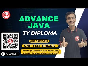 Advance java | Session 2 | Ty diploma | Darshan sir | V2V Class | December