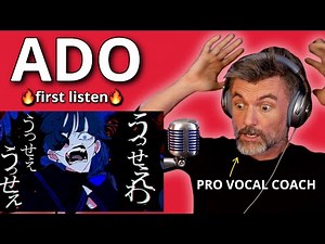 Pro Vocal Coach’s FIRST EVER LISTEN to Ado!! - うっせぇわ (Usseewa)