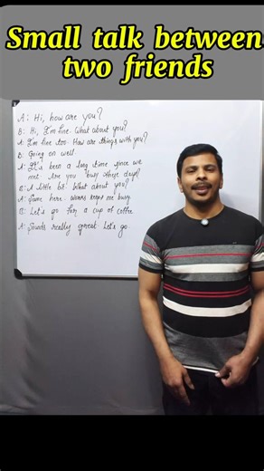 Small Talk Between Friends | Simple English Conversation ☕ | @Easy English With Raghavendra
