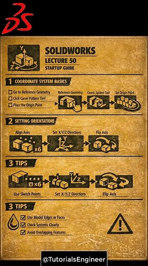 SOLIDWORKS #LECTURE 50 BEGINNER: #solidworks #eduction #3D #Drawing #academy @TutorialsEngineer