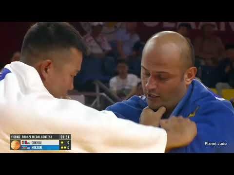 Tsetsentsengel ODKHUU 🇲🇳 🆚️ Ushangi KOKAURI 🇦🇿 | схватка за бронзу /+100кг | БШ Улан-Батор 2023