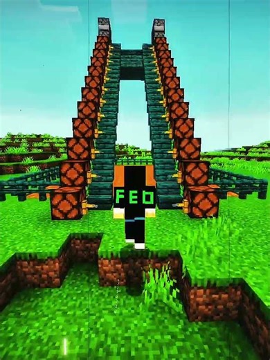 Minecraft Automatic Stairs Moment ☠️ #minecraft #minecraftshorts #minecraftredstone #viralshorts