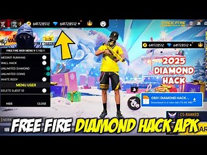 FREE FIRE DIAMOND 💎 HACK || UNLIMITED DIAMOND SCRIPT MOD APK 2025 || FREE FIRE NEW MOD MENU OB51