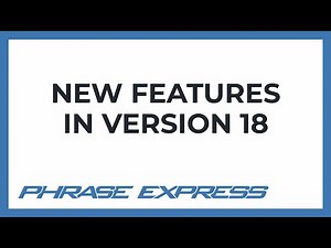 New Features in Text Expander PhraseExpress v18