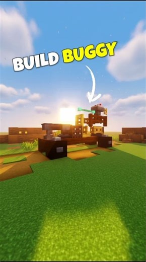 Easy to build Buggy in Minecraft! #MinecraftBuilds #Minecraft