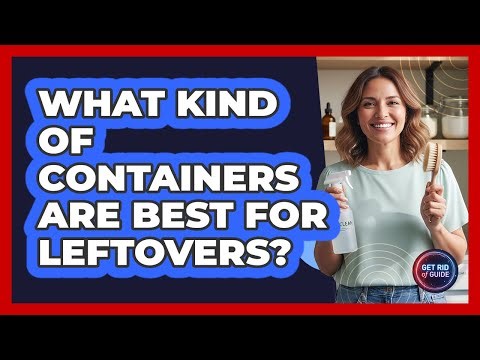 What Kind Of Containers Are Best For Leftovers?