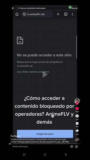 #AnimeFlv si no puedes cargar la página de animeflv a más página en las que aún puedes ver pero si al igual que yo prefiere animeflv esta es la solución .