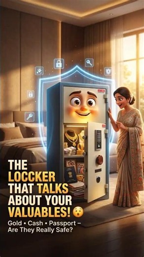 Top 7 Reasons Every Home Needs a Home Locker | Best Safety Locker for Gold & Valuables #shorts #safe