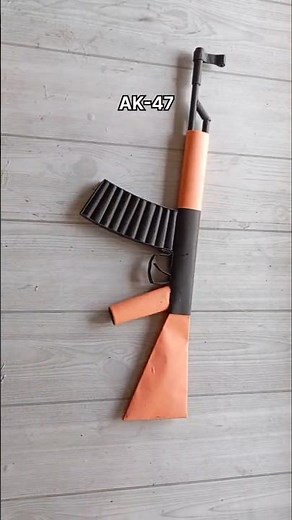 ORIGAMI AK-47 TUTORIAL|HOW TO MAKE A LOOK LIKE REAL PAPER AK-47 |STEP BY STEP FOLDING|WEAPON ART