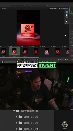 Image Processing Magic: Grain, Denoise, Duplicate, Invert #shorts