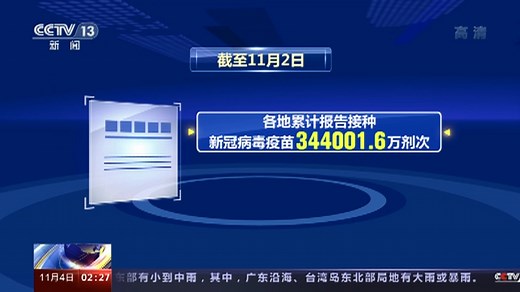 [新闻直播间]国家卫健委通报11月2日新冠肺炎疫情 新增本土确诊531例 本土无症状2669例