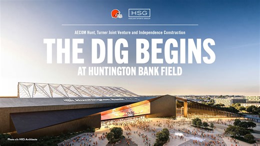 Browns begin mass excavation for new Huntington Bank Field in Brook Park