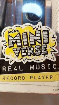 How to use ‪@MGA_Entertainment‬ Miniverse Real Music Record Player #бульбина #doll #recorder