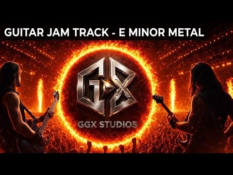E🎸 MINOR METAL BACKING TRACK | 130 BPM | PLAY ALONG GUITAR TABS