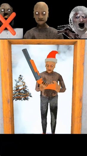 GRANNY VS grandpa vs SPIDER! 🕷️ grannyvideogameSecret Basement Escape#granny #horror #viral #shorts