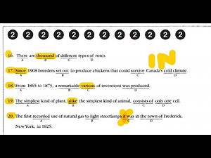 TOEFL ITP Ejercicios con explicación de gramática.