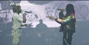 56K views · 4.2K reactions | Fireboy DML & Asake thrilled the fans with their hit song “Bandana” at the O2 Arena sold out show in London  | Entertainment Daily | Facebook