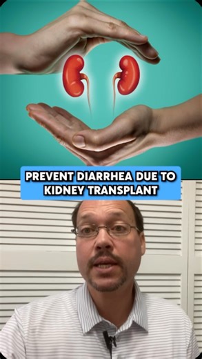 Stop Kidney Transplant Diarrhea! #health | Healthy Kidney Inc. | Facebook