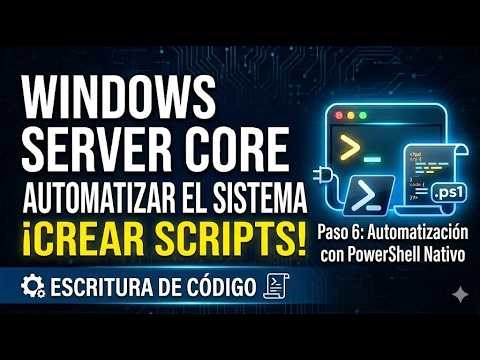 No Escribas Más: Automatiza tu Servidor con Scripts de PowerShell