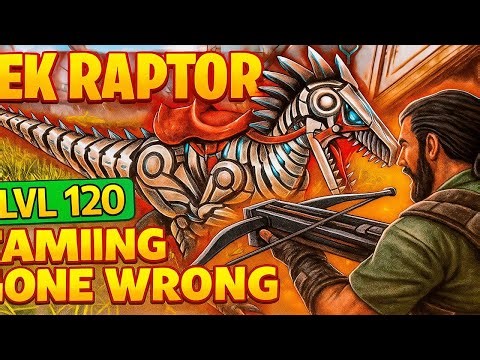 The Ultimate Taming Guide for Tek Raptors in ARK gone Worng
