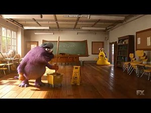 Monsters University (2013) end credits (FX live channel)