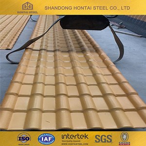 [Hot Item] Goeate Waterproofing PVC Roof Tile Trapezoid/Curving Heat Proof Corrugated Plastic UPVC Roofing Sheet
