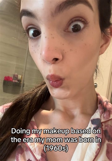 This song isn’t from the 60s but its one of my moms favorite songs. Also, to those who will disagree with the lip color, pale lips began to popularize in the 60s. I probably should have used something more pinky though