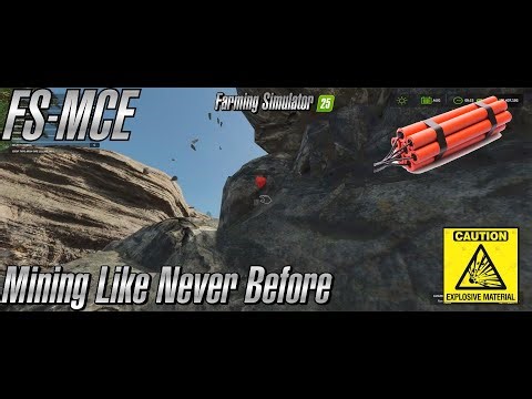 FS25 | MCE Explosive Area MOD | Open your ways more fast with Dynamite.