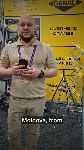 Denal Cranes at Moldexpo 2026 | Chisinau, Moldova #exhibition #moldexpo #CraneSolutions