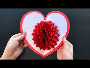 Basteln mit Papier ❤ DIY Pop Up Karten - DIY Geschenkideen