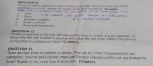 QUESTION 21: There are several aspects of a story's setting to ... | Filo