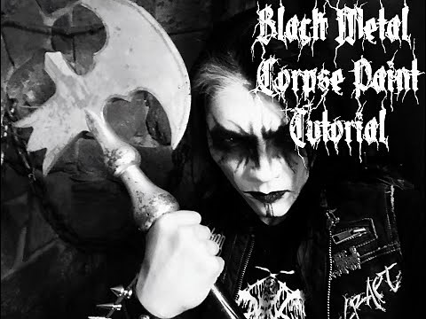 Black Metal Corpse Paint Tutorial