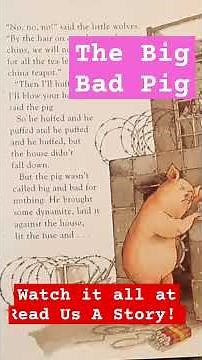 The Big Bad Pig and the Three Little Wolves #books #reading #peppa #duggee #learntoread