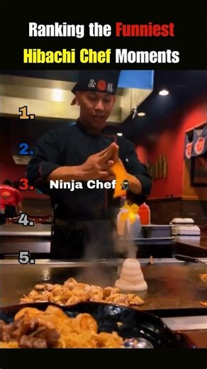 Ranking the Funniest Hibachi Chef Moments 🤣🔥