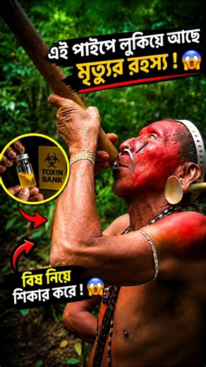 Why This Tribe Uses Poison Darts 😱#shorts #ytshorts #viral