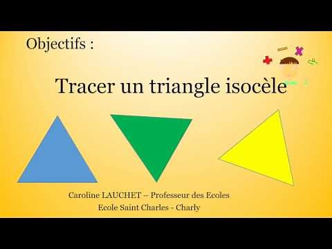 tracer un triangle isocèle