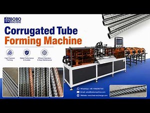 How Helical Corrugated Metal Tubes Are Made | Automatic Corrugated Tube Forming Machine
