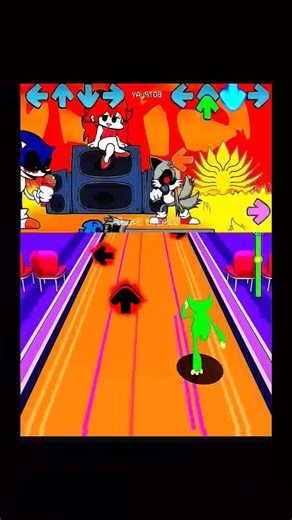 FNF Music Dash | Chasing But Sonic Vs Tails - FNF Animation #fnf #sonic #shortsviral