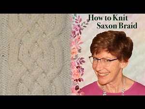 How to Knit Saxon Braid (Saxon Plait) | Quick and Easy Tutorial