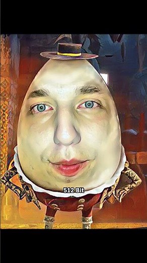 1 bit - 4096 bit meme #shorts