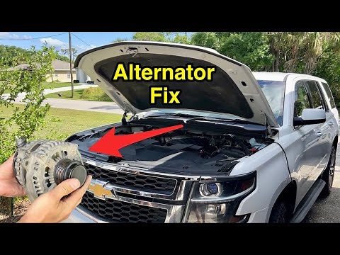 How to replace alternator on Chevy Tahoe, Suburban, Silverado, SMC Yukon, Sierra.