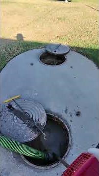 Pumping a grease trap start to finish #shorts