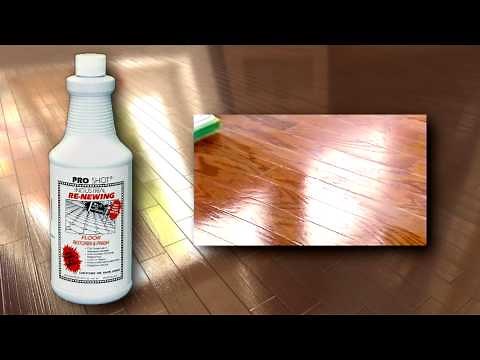 Refinish A Hardwood Floor - No Sanding - No Mess