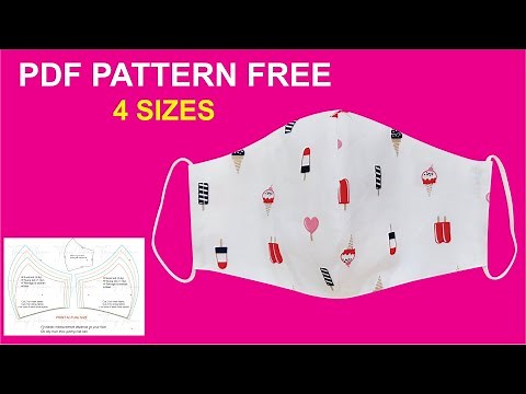 PDF Face Mask Patterns FREE | How To Make A Face Mask | Best Fit Face Mask Pattern | DIY Face Mask
