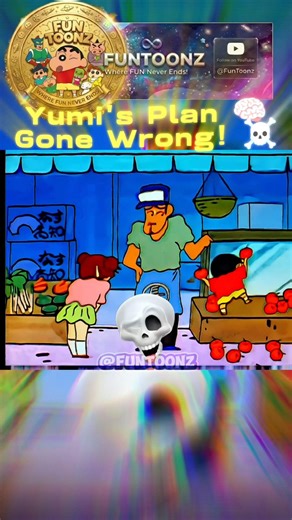 Yumi's Plan 🧠 Gone Wrong! ☠️ #shinchan #edit #shorts #viral #trending