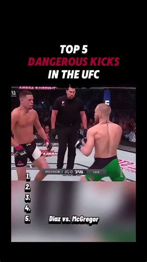 Cup Check TV on Instagram: "Top 5 Kicks in UFC History 👇 Few things in combat sports hit harder — literally — than a perfectly timed kick. These moments aren’t just knockouts, they’re art. Precision, speed, and violence in one motion. From Edson Barboza’s spinning wheel kick that left everyone frozen in disbelief… to Anderson Silva’s front kick that folded Vitor Belfort like a movie scene. Then there’s Holly Holm’s head kick on Ronda Rousey — the upset that shocked the world. Add Joaquin Buckle