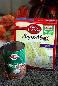 Canned Pumpkin And Vanilla Cake Mix | The Cake Boutique