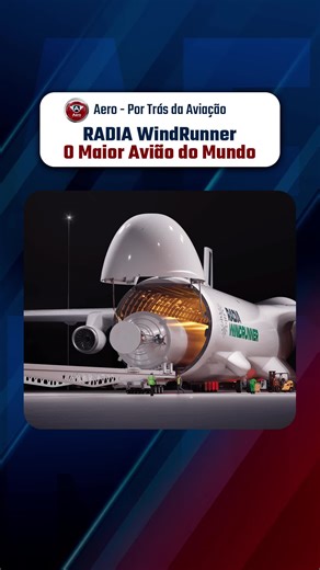 Imagina um avião tão grande que consegue transportar pás eólicas de 105 metros… e ainda pousar em pista de terra. Esse é o Windrunner — projeto que pode se tornar o maior avião do mundo e até ganhar uso militar no futuro. Olha o tamanho dessa ideia! ✈️✈️✈️ #aviacao #windrunner #curiosidadesaereas #aeroporasdaaviacao #cargaaérea
