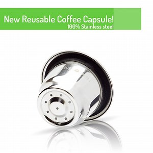 "This Reusable Coffee Capsule in stainless steel is a GAME CHANGER!" Be part of the Revolution now! | EverGreen Capsules